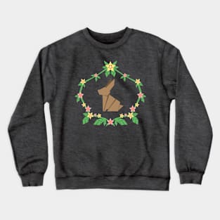 Origami Rabbit Crewneck Sweatshirt